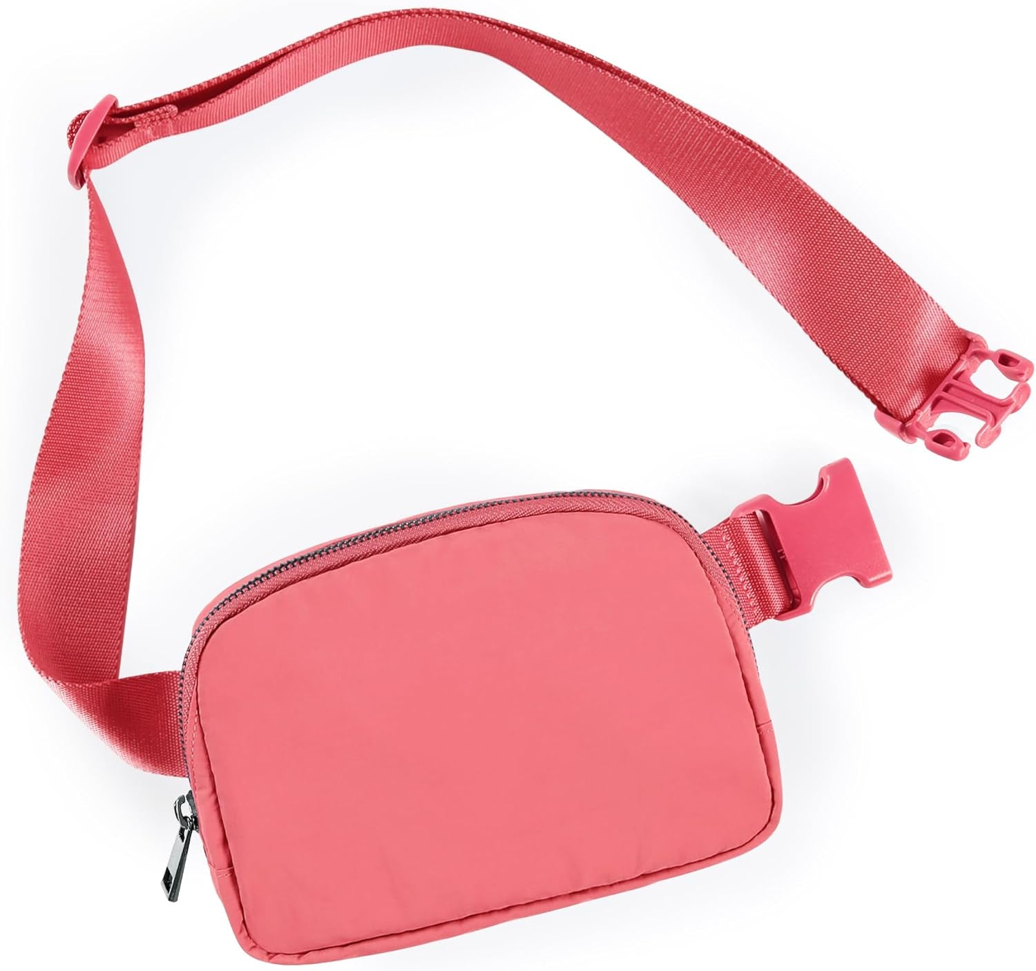 ODODOS Unisex Mini Belt Bag with Adjustable Strap Small Fanny Pack for Workout Running Traveling Hiking, Black