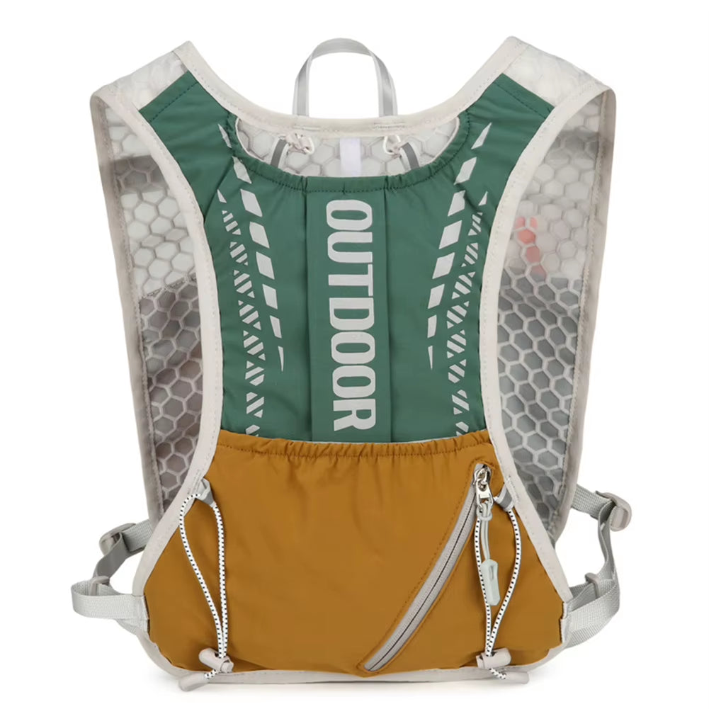 Hydration Running Vest Waterproof Lightweight Running Vest Reflective Outdoors Hydration Pack for Hiking Trail Running