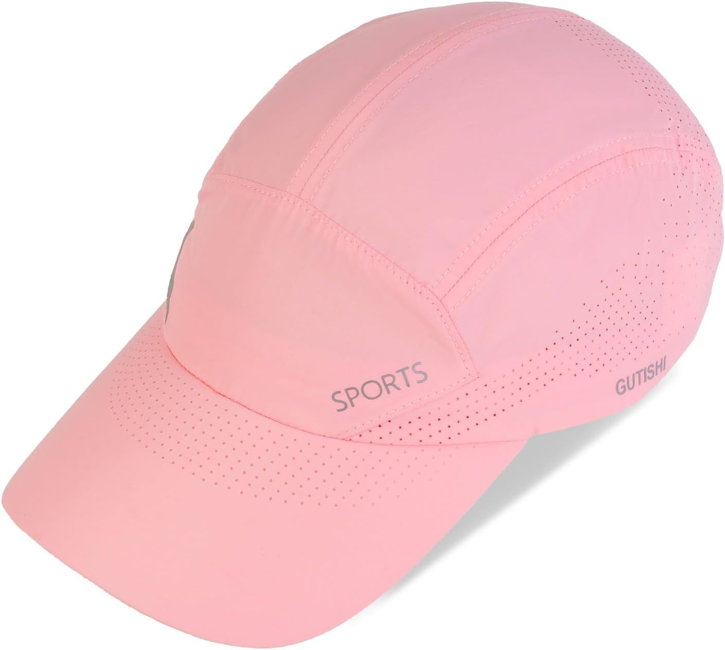 Quick Dry Running Hat Adjustable Cooling Baseball Hat Breathable Sport Cap Reflective UPF 50+ Run Hats for Womens Men