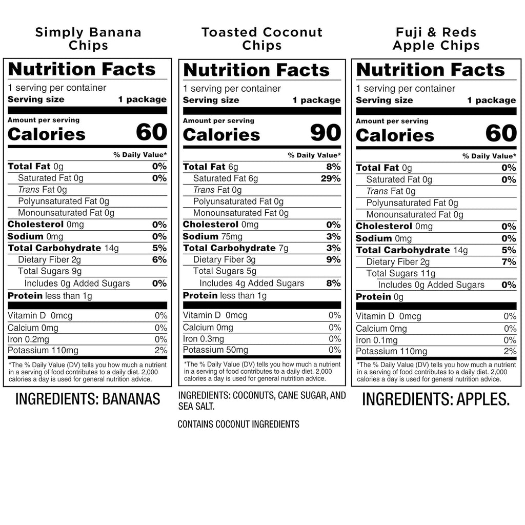 Bare Baked Crunchy, Fruit Variety Pack, 0.53 Ounce (Pack of 16)