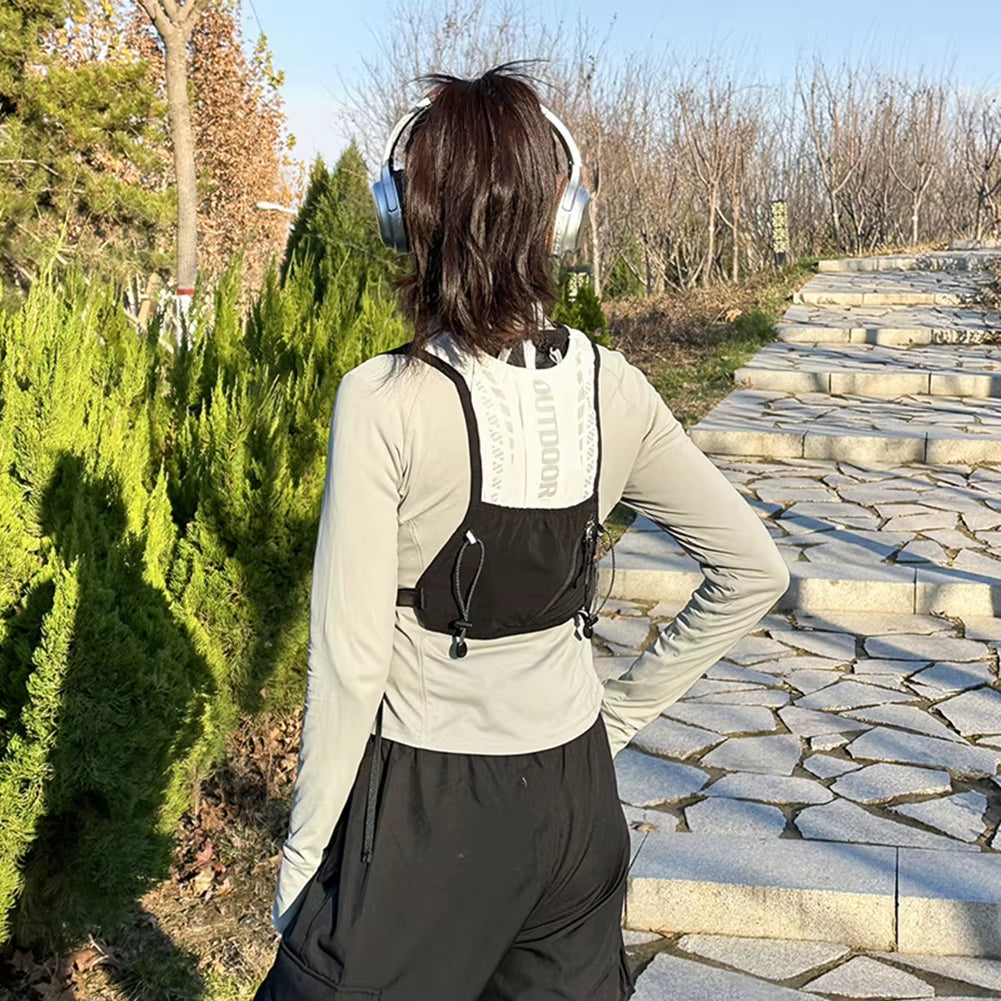 Hydration Running Vest Waterproof Lightweight Running Vest Reflective Outdoors Hydration Pack for Hiking Trail Running