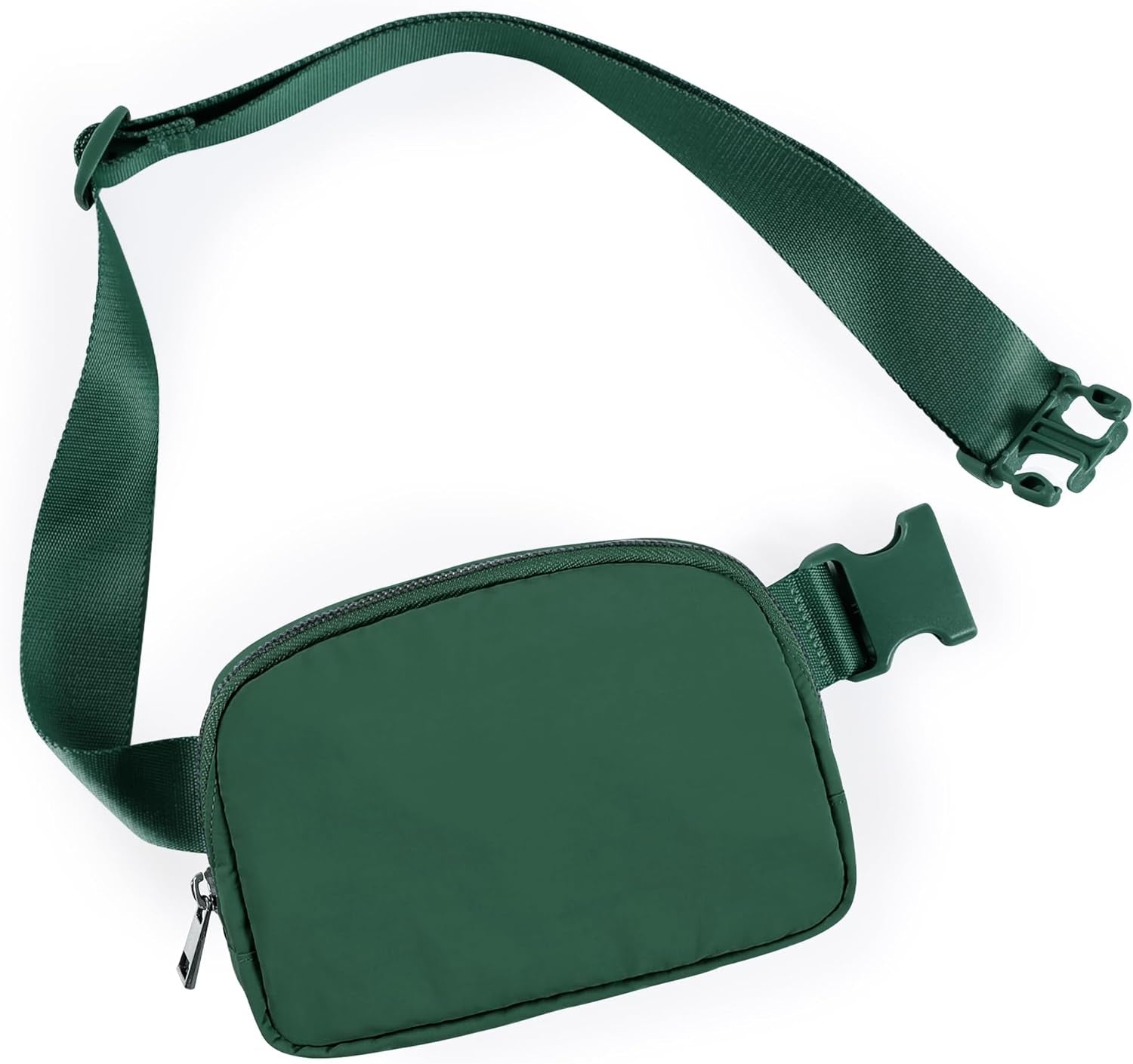 ODODOS Unisex Mini Belt Bag with Adjustable Strap Small Fanny Pack for Workout Running Traveling Hiking, Black