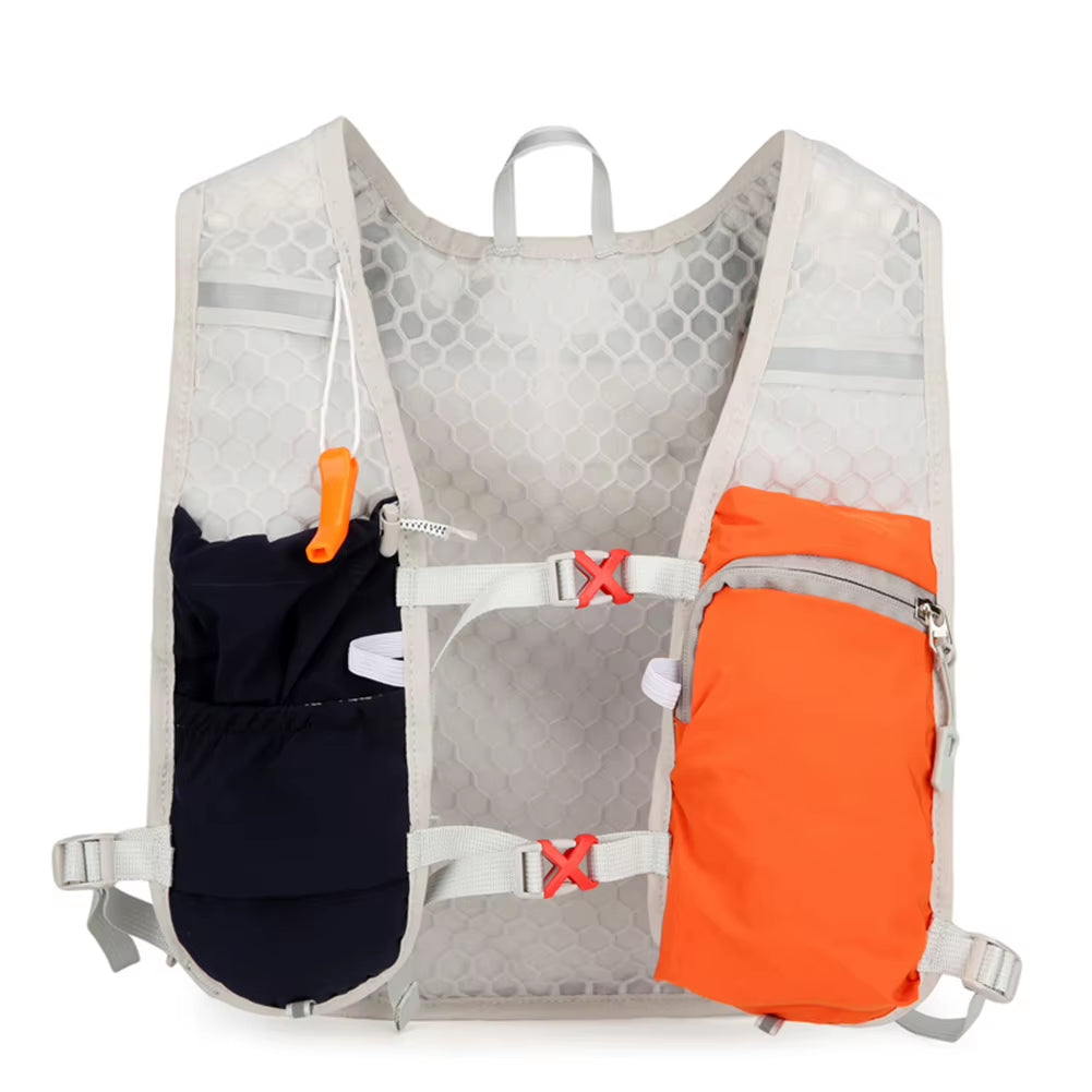 Hydration Running Vest Waterproof Lightweight Running Vest Reflective Outdoors Hydration Pack for Hiking Trail Running
