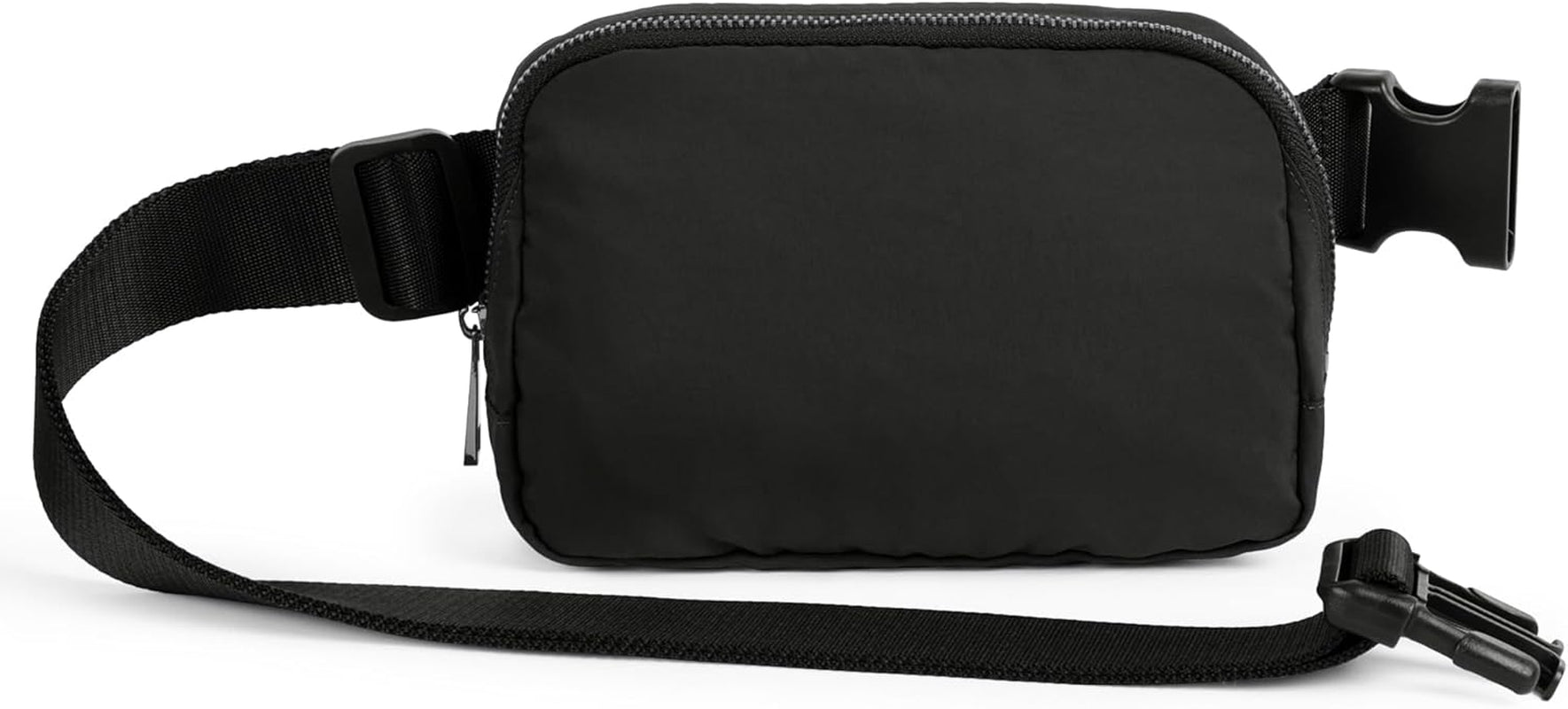 ODODOS Unisex Mini Belt Bag with Adjustable Strap Small Fanny Pack for Workout Running Traveling Hiking, Black