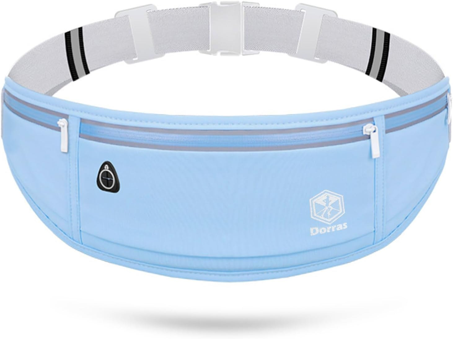 Slim Running Belt, Workout Fanny Packs for Women, Exercise Waist Pack Running Phone Holder Money Belt Runner Bag