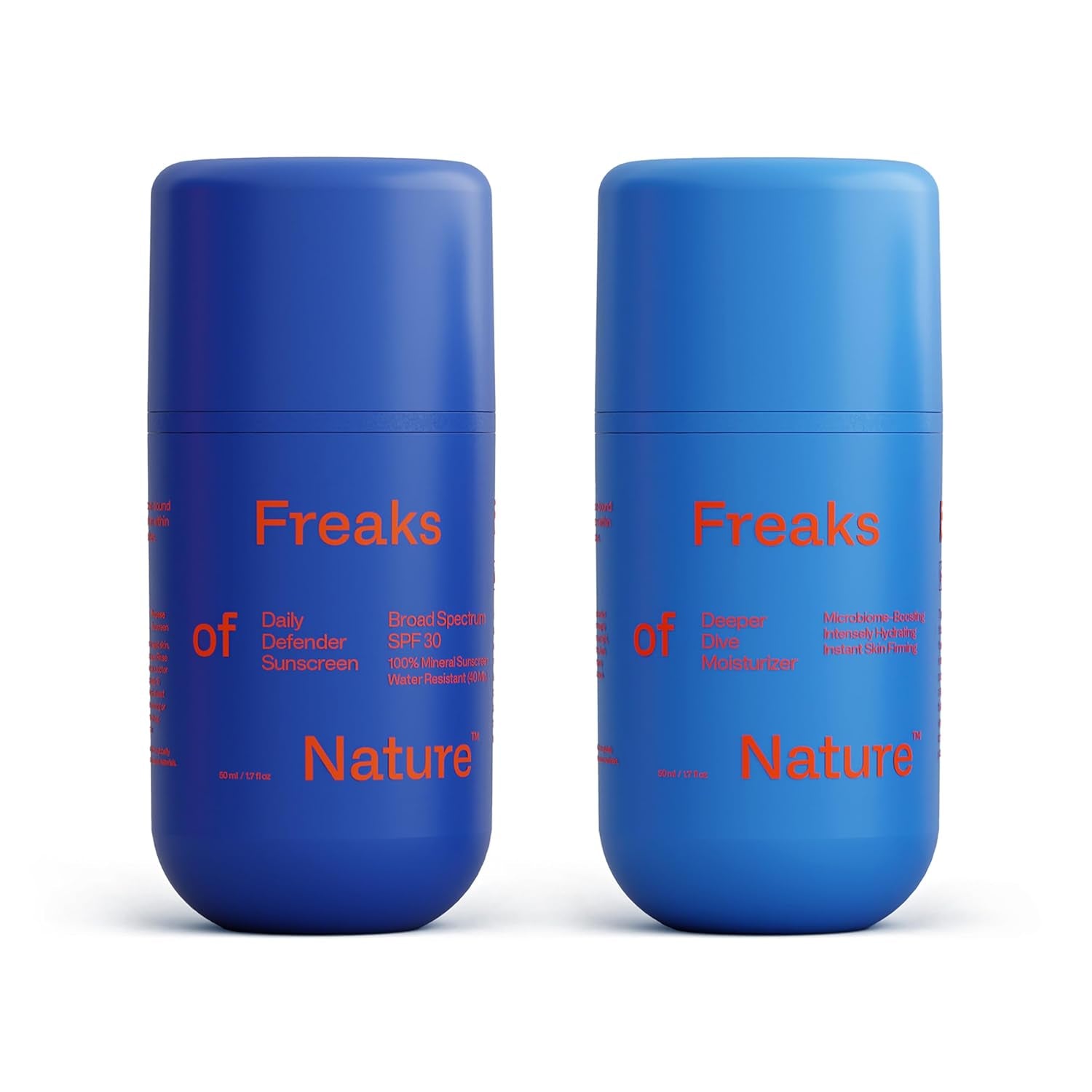 Freaks of Nature Peak Performance SPF 50 | 100% Mineral Sunscreen | Lightweight, Fast-Absorbing, 80-Min Water-Resistant | Plant-Based, Eco-Friendly, Reef-Safe, Cruelty-Free | All Skin Types| 1.7 Oz