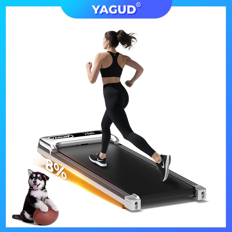【Upgraded Version】Yagud Walking Pad with Wheels,Remote Control, LED Display, Portable under Desk Treadmill for Small Spaces, Home/Office Exercise Equipment Fitness Workout Calories