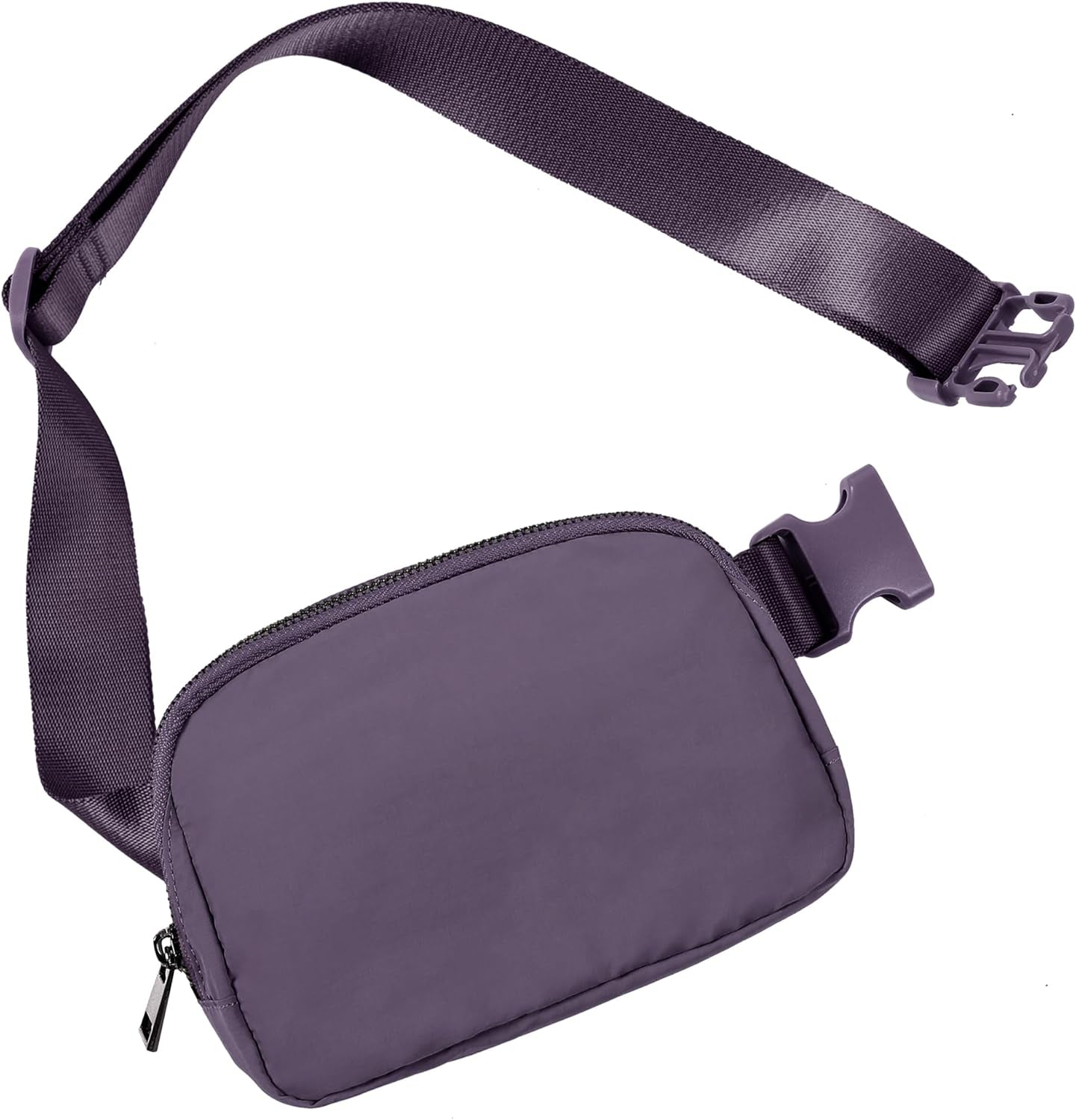 ODODOS Unisex Mini Belt Bag with Adjustable Strap Small Fanny Pack for Workout Running Traveling Hiking, Black