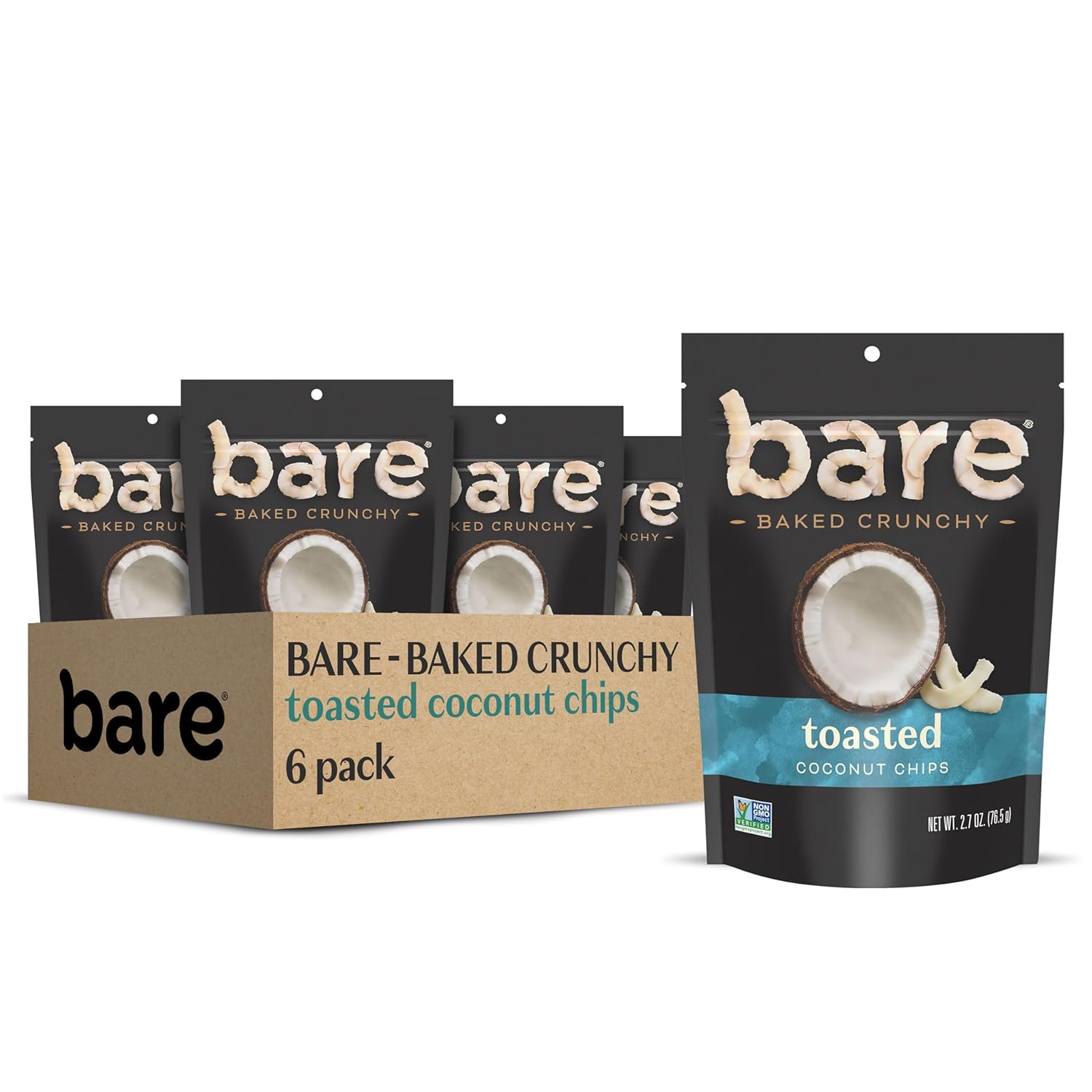 Bare Baked Crunchy, Fruit Variety Pack, 0.53 Ounce (Pack of 16)