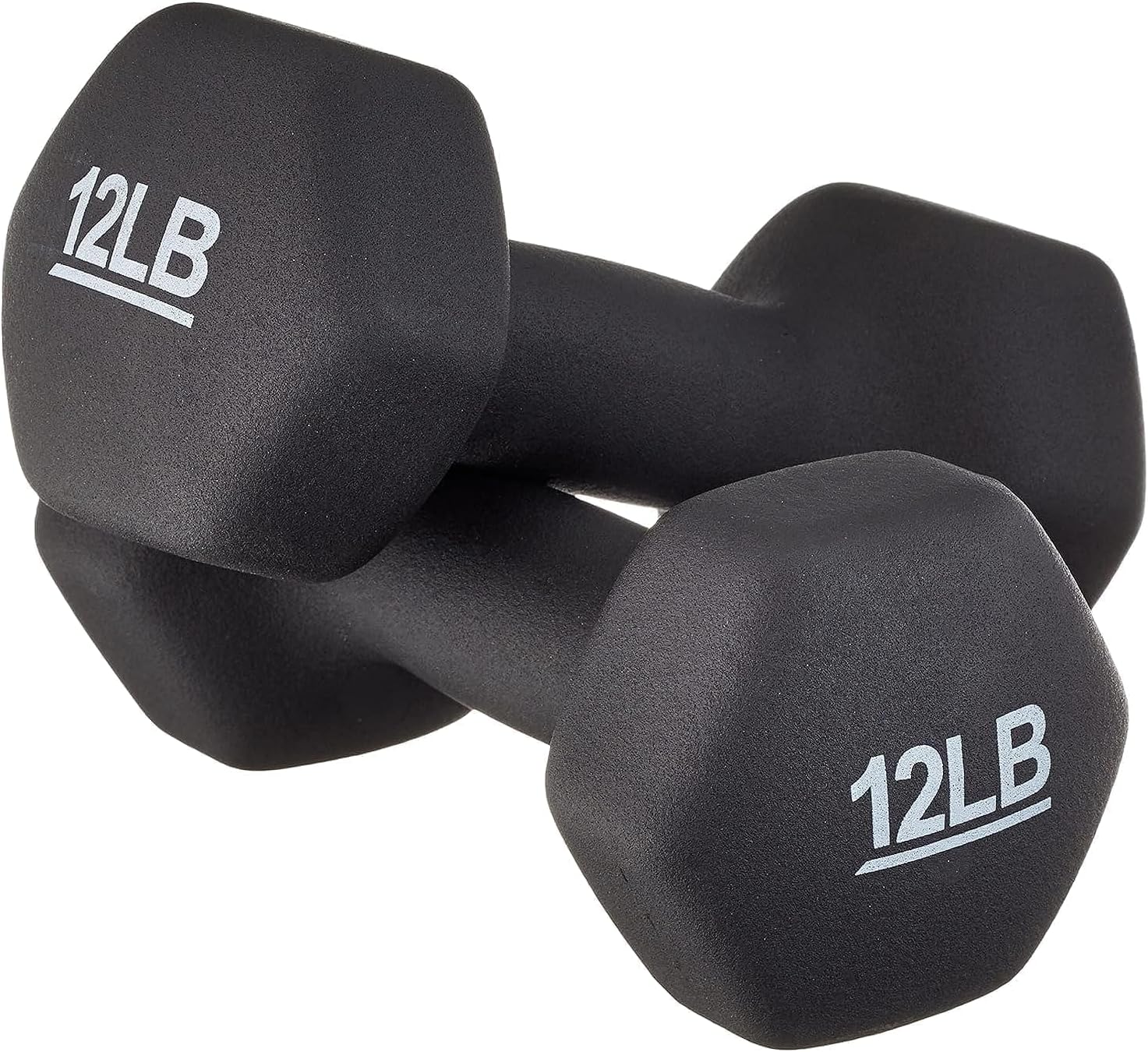 Amazon Basics Neoprene Dumbbell Hand Weights for Exercise and Muscle Toning