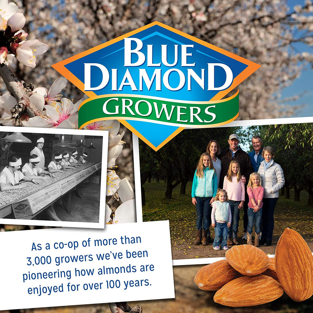 Blue Diamond Almonds Dark Chocolate Cocoa Dusted Snack Nuts, 100 Calorie Packs, (Pack of 1, 32 Count Toal)