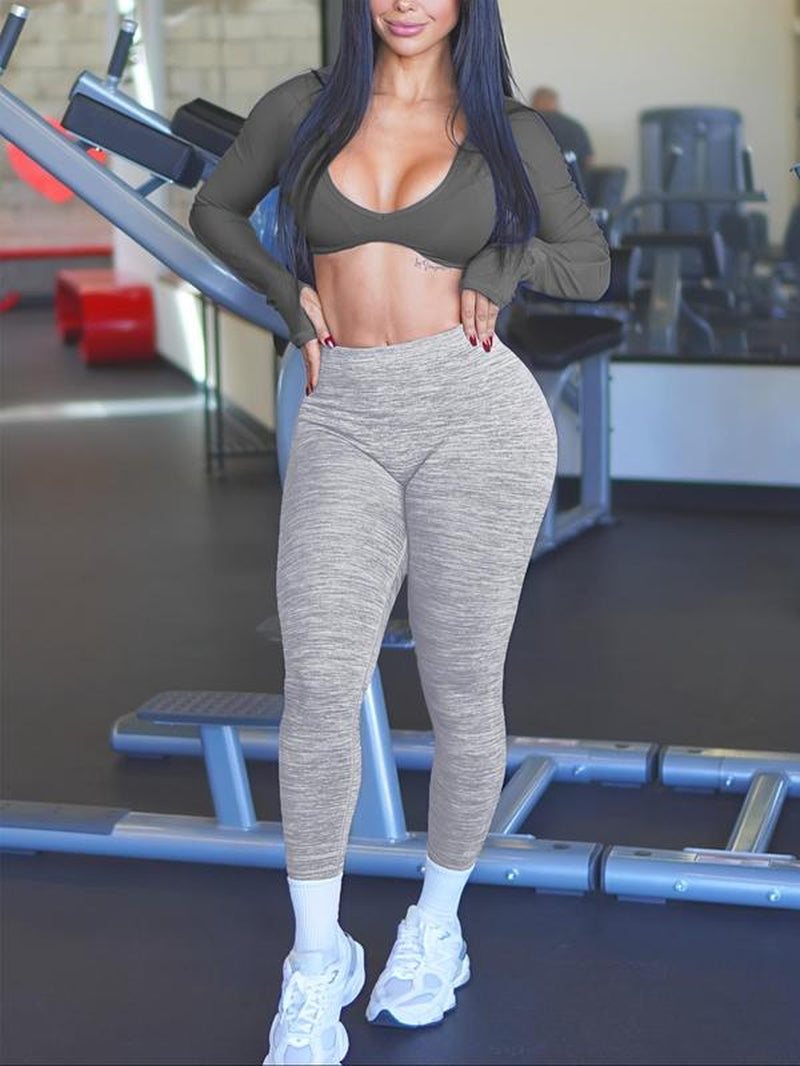 Women'S Yoga Fitness Long Pants, Sexy Low Waist Rear V Sport Underwear, Comfortable Stretchy Material, Ideal for Gym Workouts
