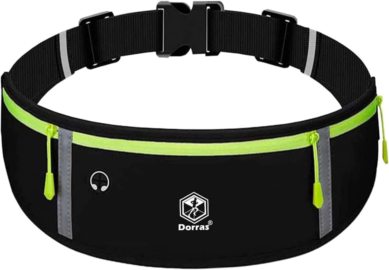 Slim Running Belt, Workout Fanny Packs for Women, Exercise Waist Pack Running Phone Holder Money Belt Runner Bag