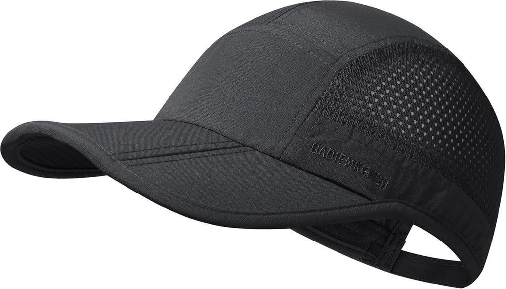 GADIEMKENSD Mens Folding Outdoor Hat Long Brim UPF 50+ Sun Protection