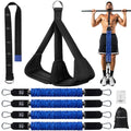 Alongsong Pro Pull-Up Assist Bands Heavy-Duty 320-400Lb Adjustable Resistance for Home Gym & Outdoor Training with Extra-Wide Footplate & Carry Bag - Workout Straps