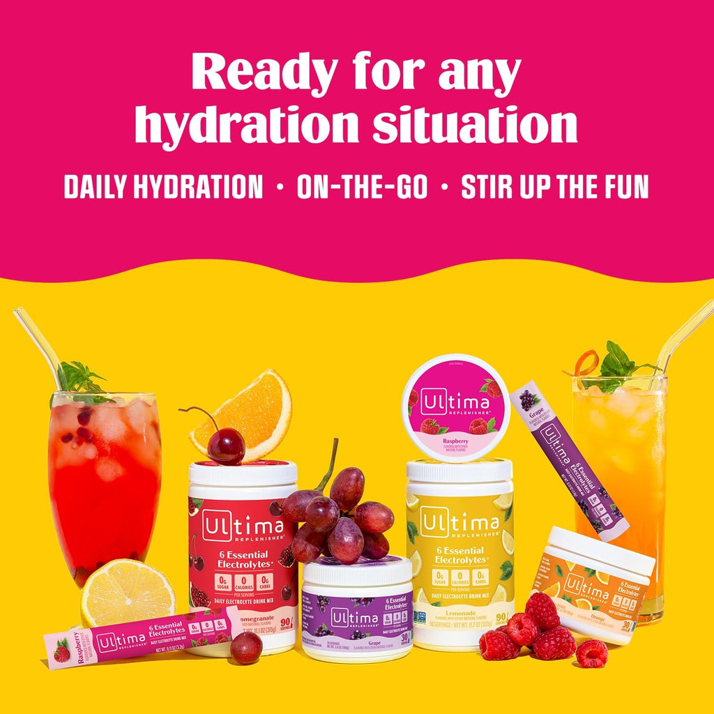 Daily Electrolyte Powder – Original Variety Pack, 20 Stickpacks – Zero Sugar Hydration Packets with 6 Electrolytes and Minerals – Sugar Free, Plant Based & Keto Friendly​ Drink Mix