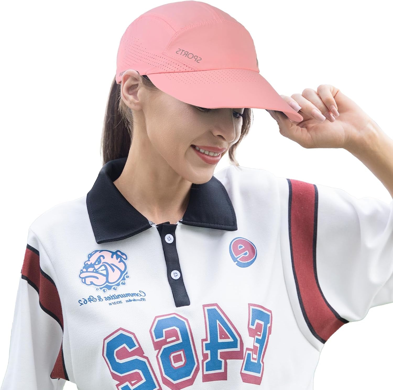 Quick Dry Running Hat Adjustable Cooling Baseball Hat Breathable Sport Cap Reflective UPF 50+ Run Hats for Womens Men