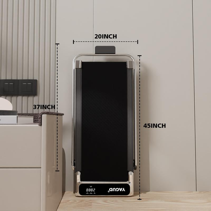 【Upgraded Version】Yagud Walking Pad with Wheels,Remote Control, LED Display, Portable under Desk Treadmill for Small Spaces, Home/Office Exercise Equipment Fitness Workout Calories