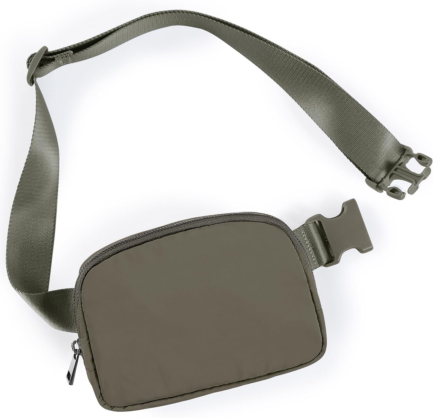 ODODOS Unisex Mini Belt Bag with Adjustable Strap Small Fanny Pack for Workout Running Traveling Hiking, Black