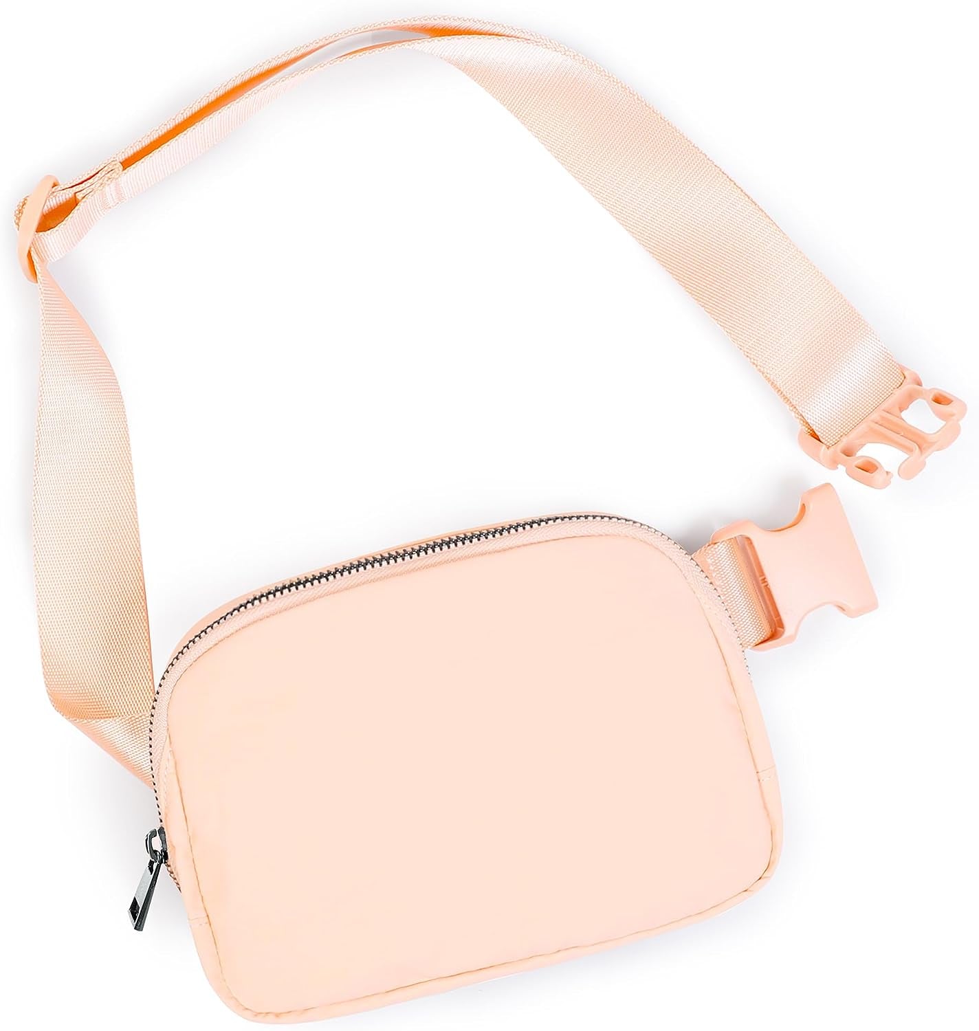 ODODOS Unisex Mini Belt Bag with Adjustable Strap Small Fanny Pack for Workout Running Traveling Hiking, Black