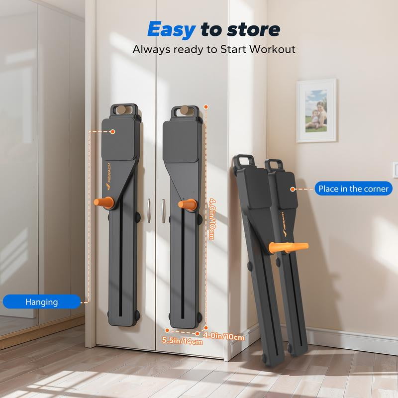 Merach Multi-Functional Adjustable Ab Exercise Board, Split Ab Slide Roller Board, Home Pilates Reformer with Knee Mat for Home Gym Core & Ab Strength Training, Abdominal Crunch Machine, Tiktokshopblackfriday